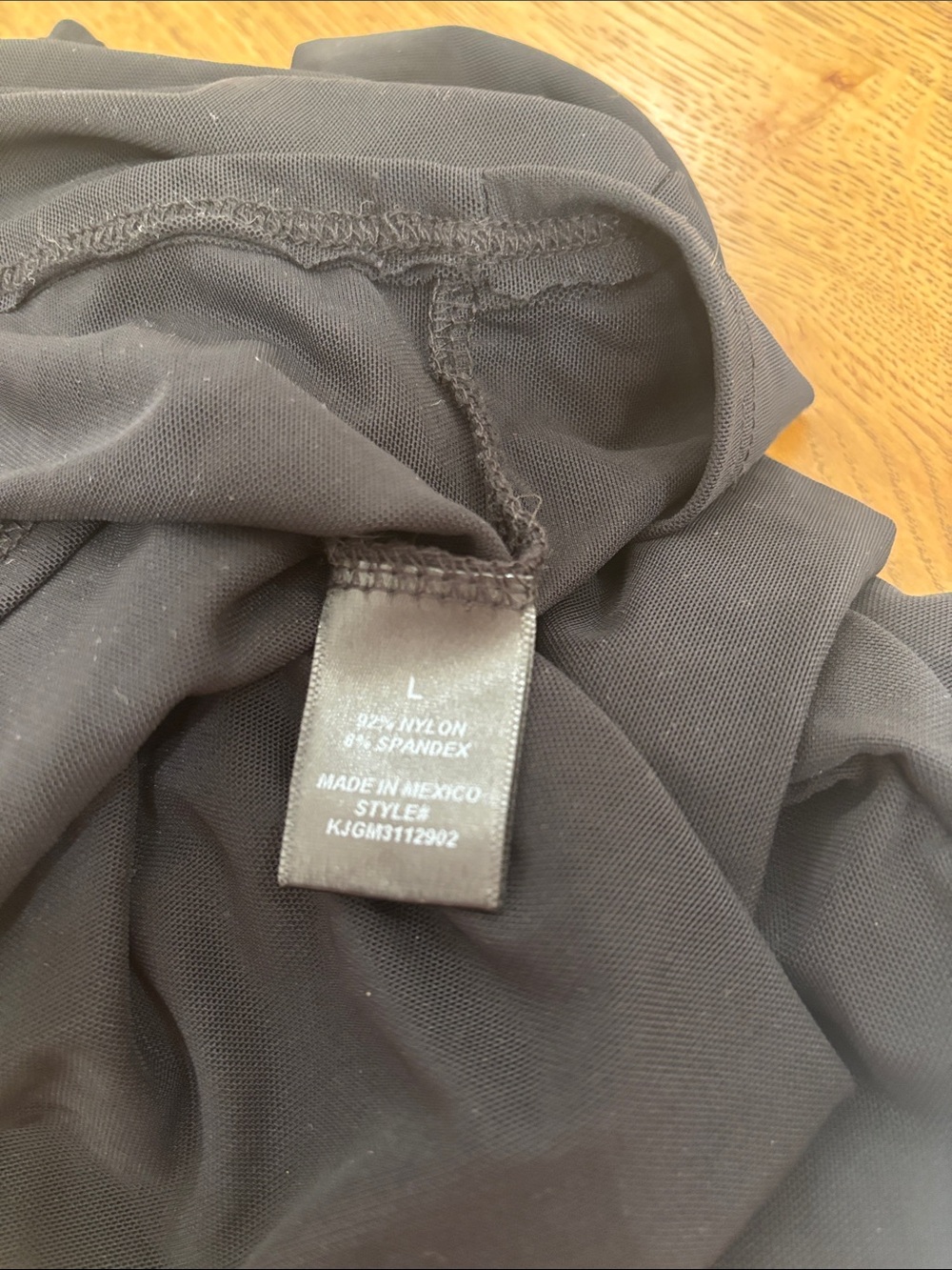 Fashion Nova Black Strapless V-Notch sheer top/dress - Picture 8 of 8